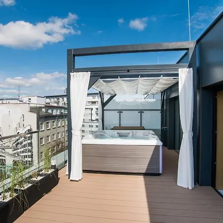 Luksusowy Penthouse Z Jacuzzi I Widokiem Na Morze Appartamento Gdynia